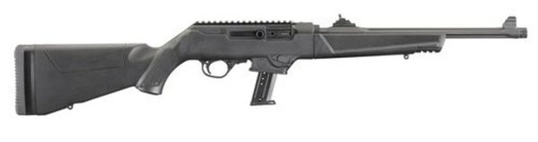 Ruger PC Carbine 40 S&W, 16.12" Threaded Barrel, Synthetic Black Stock Black Hardcoat Anodized, 10rd