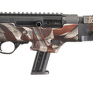 Ruger PC Carbine 9mm, 16.12" Threaded Barrel, American Flag, 10rd