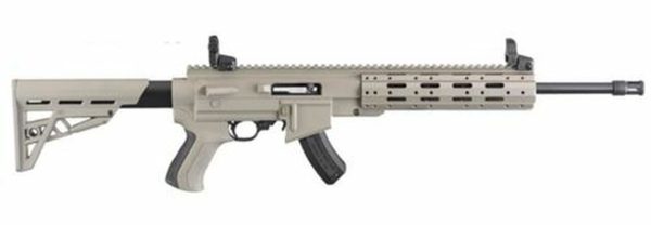 Ruger 10/22 22LR, ATI AR-22 Flat Dark Earth STOCK COLLAPSIBLE STOCK, 15rd MAG