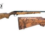 Ruger 10/22 Razorback, 22LR, 18.5", Walnut Stock with Razorback Carving, Blued, Talo Exclusive