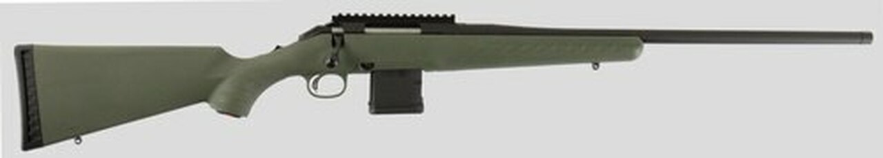Ruger American Predator 243 Win, 22" Barrel, Rail, Moss/Black, 3rd