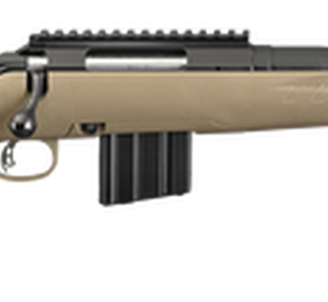 Ruger American Ranch Compact 350 Legend, 16.38" Barrel, Synthetic Flat Dark Earth Stock Black, 5rd