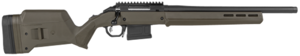 Ruger American Magpul Hunter 308 Win, 16.5" Barrel Green Magpul Stock, 5rd