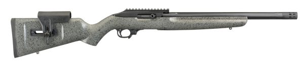 Ruger Custom Shop 10/22 Competition, .22 LR, 16" Fluted Barrel, Brake, Speckled Gray Stock, 10rd Mag
