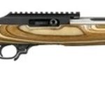 Ruger TALO Exclusive 10/22 Competition, .22 LR, 16" SS Fluted Barrel, Brake, Brown Laminate Stock, 10rd Mag