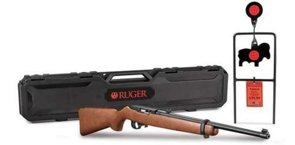 Ruger 10/22 Carbine, .22 LR, Spinner Target and Hard Case