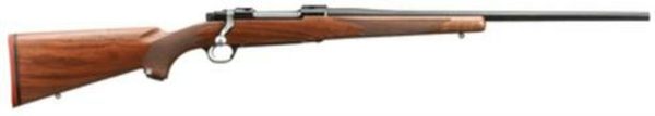Ruger M77 Hawkeye Standard .223 Remington 22 Inch Satin Blue Finish Barrel American Walnut Stock No Sights 5 Rounds