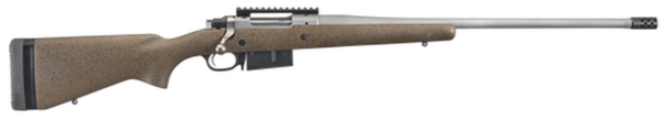 Ruger Hawkeye LR HNT 6.5 PRC, 22" Barrel, Black/Brown Laminated, 3rd