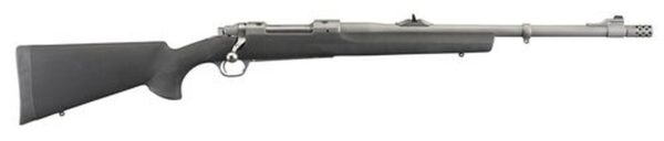 Ruger Hawkeye Alaskan 338 Win Mag 20" Barrel, Hogue Overmold Black Stock, Stainless, 3rd