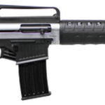 Iver Johnson Stryker 12 Ga, 20" Barrel, 3" Chamber, Nickel, Removable Fixed Stock, 5rd