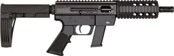 JRC PISTOL GEN3 9MM 6.5" 17RD GLOCK MAG QUAD-RAIL Black BRACE