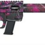 Just Right Carbine Takedown 9mm 17" Threaded Barrel Collapsible M4 Stock Muddy Girl Finish Quad Rail Forend 17rd Glock or Glock Style Magazine