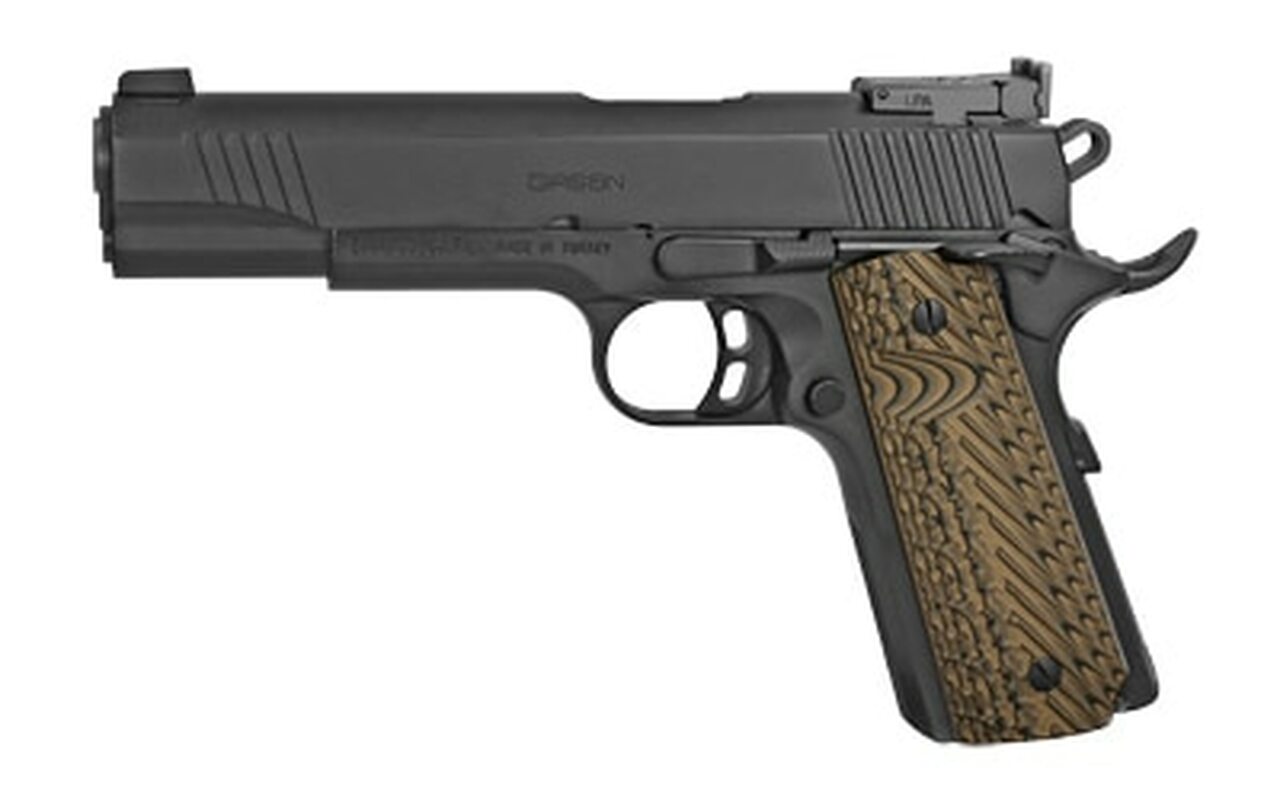 Girsan MC1911 Match 45 ACP, 5" Barrel, Checkered Laminate Grip, 8rd