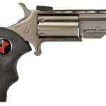 NAA 22 Black Widow Conversion 22LR/22 Mag 2" 5rd Fixed Sight Black Rbber Grip