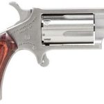 NAA Ported 22 Magnum 1.125" Barrel Rosewood Grip SS Finish 5 Shot