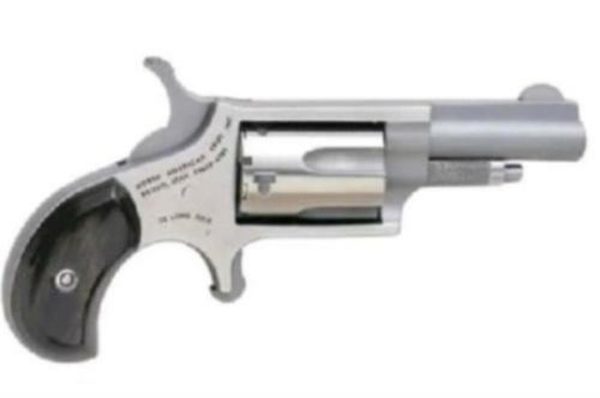 North American Arms Mini 22LR Rev 1-5/8" Barrel SS Black Pearl Grip