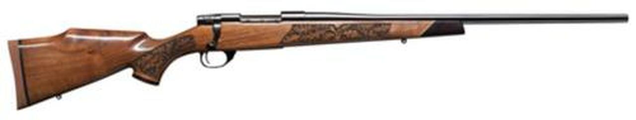 Weatherby Vanguard Lazerguard, .30-06 Sprg, 24", Blued, Laser Carved Walnut Stock