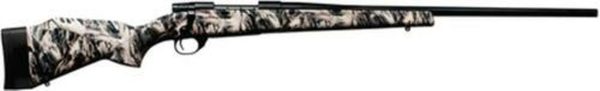 Weatherby Vanguard 2 Youth, .22-250 Rem, 20", Blued, Whitetail Bonz Synthetic Stock