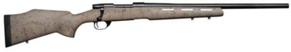 Weatherby Vanguard H-BAR RC Rifle, .22-250, 22",, , Tan, Black Spiderweb Stock, 5 rd