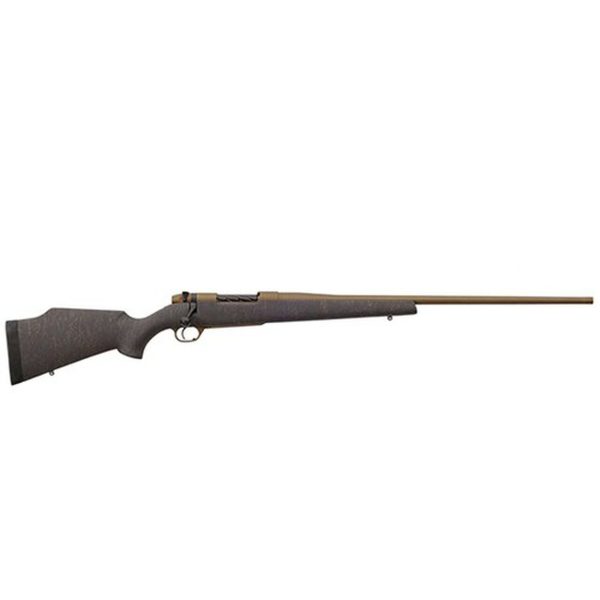 Weatherby Mark V Weathermark Bronze 6.5x300 Weatherby Mag, 26", Burnt Bronze Cerakote Black Burnt Bronze Webbing Monte Carlo Stock, 3rd