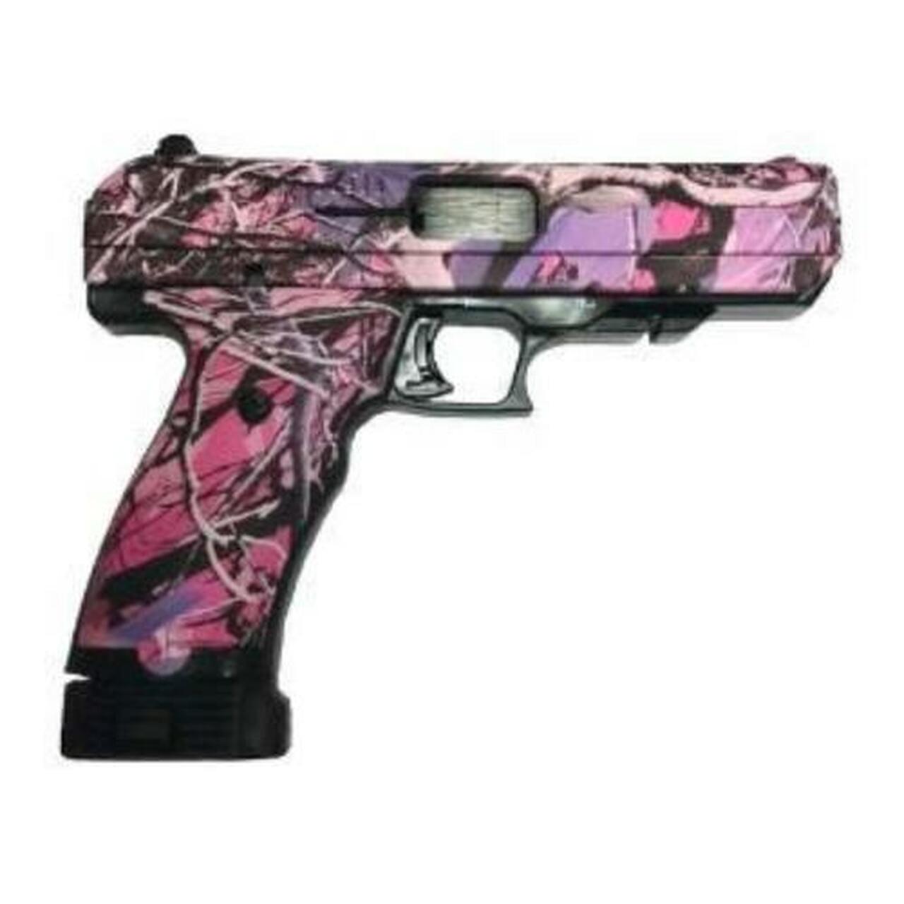 Hi-Point 45 ACP Pistol, Pink Camo Finish, 9rd, 4.5"
