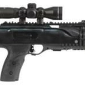 Hi-Point Model 4095Ts .40 S&W 17.5 Inch Barrel Black Polymer Skeletonized Target Stock Adjustable Sights 10 Round With 4X32mm Riflescope And Rings
