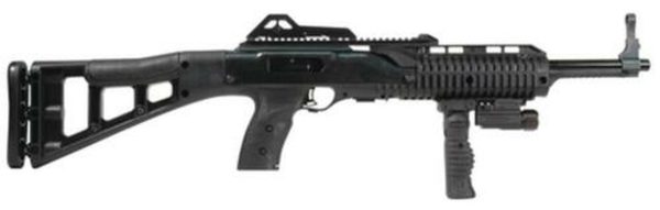 Hi-Point 4595TS Carbine 45 ACP 17.5" Barrel Black Polymer Skeletonized Target Stock Adjustable Sights 9rd, Forward Folding Grip And Light