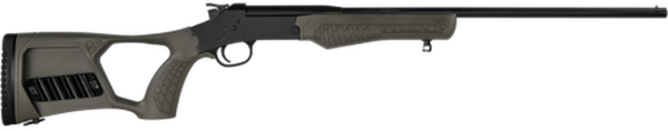 Rossi Matched Pair Single 410 Ga/22 LR Matte Black/OD Green Thumbhole Stock