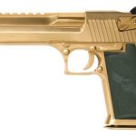 Magnum Research Desert Eagle Mark XIX 50AE 6" Barrel, Black Synthetic Titanium Gold, 7rd