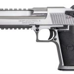 Magnum Research Desert Eagle Mark XIX Stainless Steel .50 AE 6" Barrel Picatinny Bottom Rail Full Weaver Style Accessory Rail 7rd