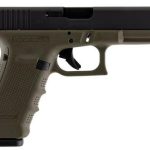 Glock G17 Gen4 MOS 9mm, 4.48", 17rd, FS, OD Green Frame