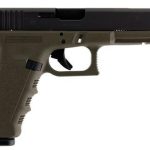 Glock G34 G3 9mm, 5.31", 17rd, OD Green Frame, Black Slide