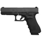 Glock G17 Gen4 9MM 4" Barrrel Front Serrated Slide Ext Slide Stop 17rd Mag
