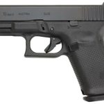 Glock G19 Gen5, 9mm, 4" Barrel, Fixed Sights, Modular Backstrap, 15rd