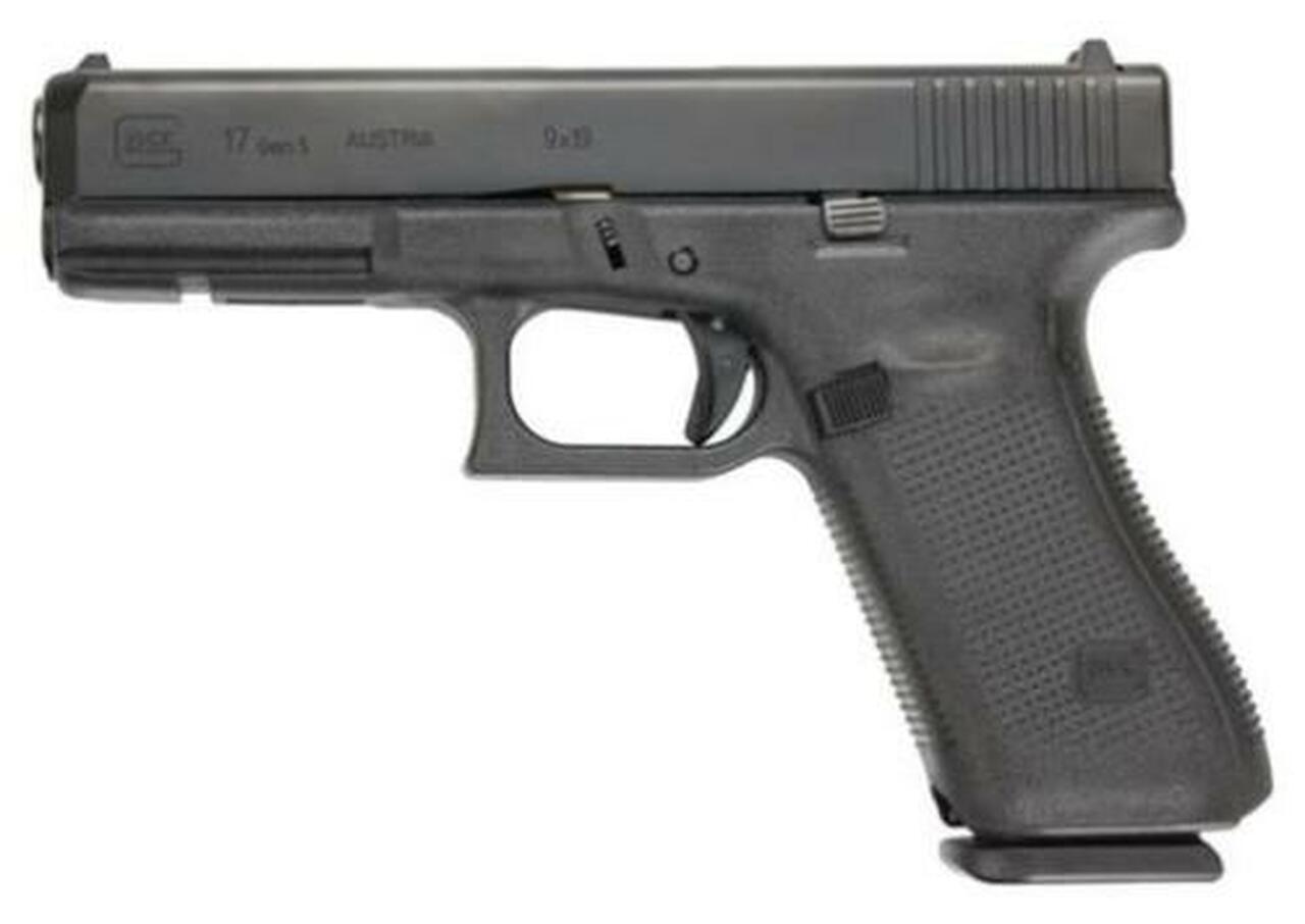 Glock G17 Gen5 9mm, 4.48" Barrel, Glock Night Sights, Modular Backstrap, 17rd