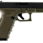 Glock G17 9mm, Fixed Sights, OD Green, 10rd Mags