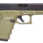 Glock 19 9mm, Fixed Sights, Olive Drab, 15rd Mags