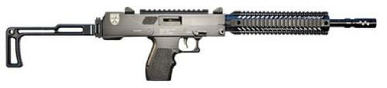 Masterpiece Arms Defender Carbine, 5.7x28mm, 16" Barrel, 20rd Mag, Folding Stock, Black