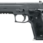 Sig P226 9MM 4.4In Nitron Black Da/Sa Siglite E2 Grip (2) 10Rd Steel MAG MA Compliant