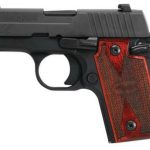 Sig P238 380 ACP 2.7In Rosewood Black SAO Siglite Rosewood Grip (1) 6RD Steel MAG MA Compliant