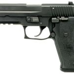 Sig P220 45 ACP 4.4In Nitron Black Da/Sa Siglite E2 Grip (2) 8RD Steel MAG CA Compliant SRT