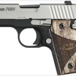 Sig P938 9MM 3IN Blackwood 2-Tone SAO Blackwood Grip (1) 6RD Steel MAG Ambi Safety