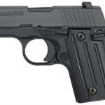 Sig P238 380 ACP 2.7In Nitron Black SAO Siglite Polymer Grip (1) 6RD Steel MAG MA Compliant