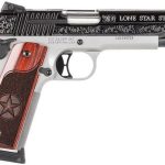 SiG 1911, 45 ACP, 5" Barrel, 8rd, Texas Silver Engraved