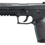 Sig P320 9mm 4.7In Nitron Black Striker Siglite Modular Polymer Grip (2) 17Rd Steel MAG Rail