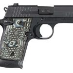 Sig P938 9MM 3IN Extreme Black SAO Siglite Black/Gray G10 Grip (1) 7RD Steel MAG Ambi Safety MA Compliant