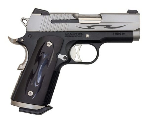 Sig 1911 Tribal Ultra Compact .45 ACP, 3.3" Barrel, Custom Tribal Grips, Night Sights, 2 x 7rd Mag
