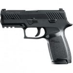 Sig P320 Nitron Carry Double 9mm, 3.9", Black Grip, Black Nitron Stainless, 10rd