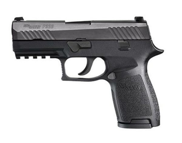 Sig P320 Carry Double .357 Sig, 3.9", Black Nitron Stainless, 4 Point Safety, 2x10rd