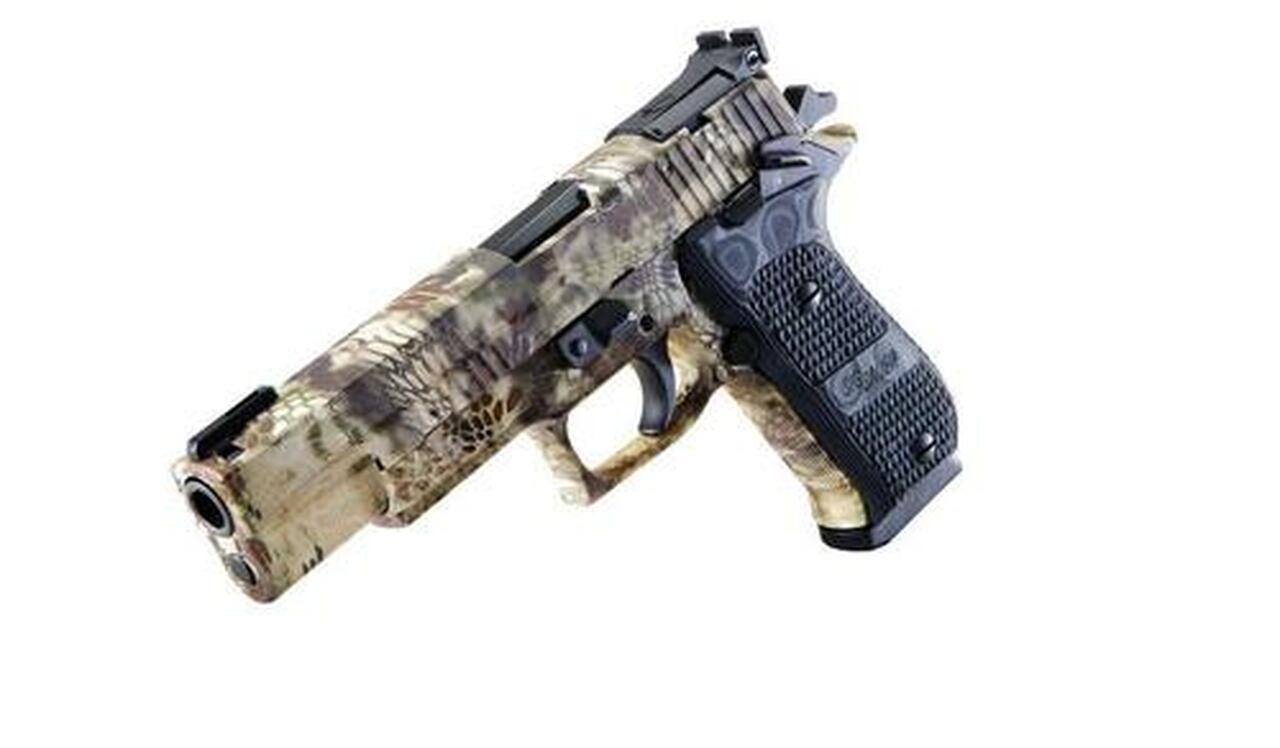 Sig P220 Elite 10mm Stainless, Kryptec Camo, 5"., , 8 rd
